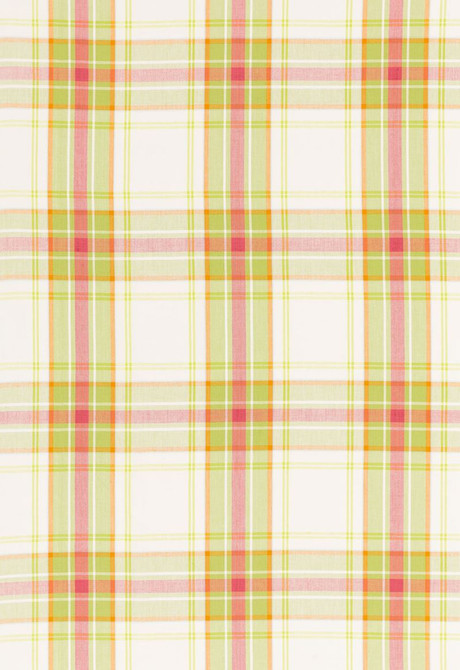 Schumacher Fabric St. Martin Plaid Lime 68070 Calypso 100% Cotton Martindale 25,000 Horizontal: 9.125 and Vertical: 9.5 54.25 - My Fabric Connection -