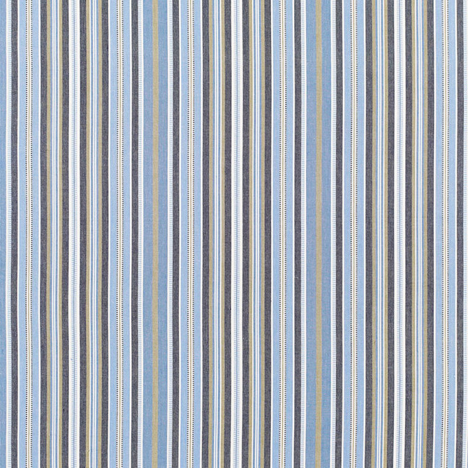 Schumacher Fabric Avignon Stripe Bleu 68681 CHROMA SP14 See Sample INDIA MEDIUM DUTY </p><p>Repeat: Horizontal: 9" (23CM) and Vertical: - 54" WIDE (137CM) - My Fabric Connection -