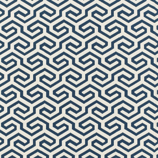Schumacher Fabric Ming Fret Navy 66884 CHROMA SP14 COTTON 75% LINEN 25% FRANCE MARTINDALE 18,000 </p><p>Repeat: Horizontal: 4 1/8" (10CM) and Vertical: 5 1/2" (14CM) 50 - My Fabric Connection -