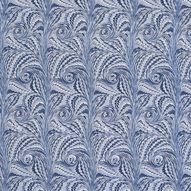 Schumacher Fabric Verona Lapis 175641 Ottoman Chic 18.25" - My Fabric Connection -