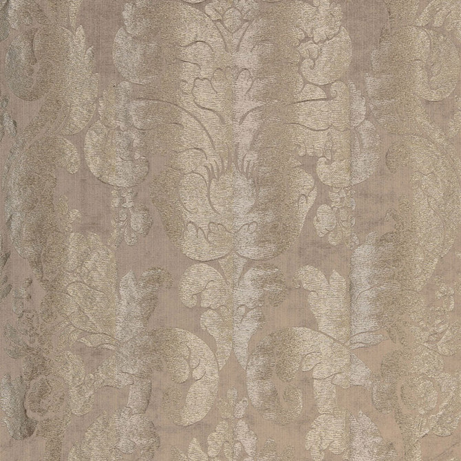 Schumacher Fabric Zelda Damask Pewter 66840 CLASSIC WOVENS See Sample ITALY MEDIUM DUTY </p><p>Repeat: Horizontal: 25 1/2" (65CM) and Vertical: 28" (71CM) 51" WIDE (130CM) - My Fabric Connection -