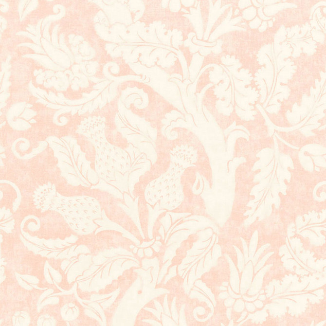 Schumacher Fabric Villa De Medici Blush Conch 175071 MARY MCDONALD LINEN 100% THAILAND </p><p>Repeat: Horizontal: 26" (66CM) and Vertical: 28 3/4" (73CM) 52 - My Fabric Connection -