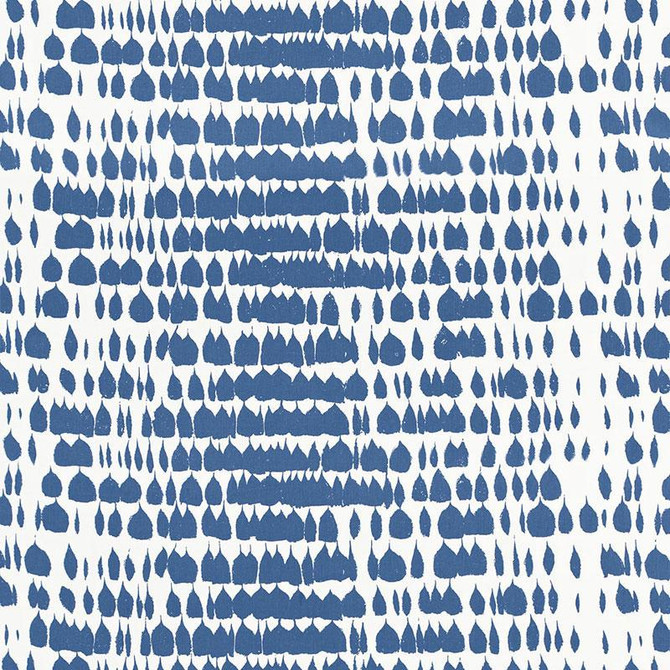 Schumacher Fabric Queen Of Spain Water 175203 Exuberant Prints 48.0" - My Fabric Connection -