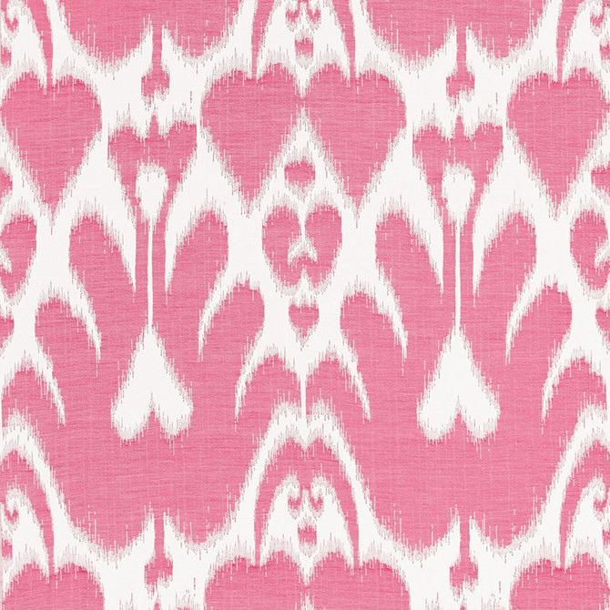 Schumacher Fabric Lela Cotton Ikat Berry 68583 CLASSIC WOVENS NBK See Sample ITALY MEDIUM DUTY </p><p>Repeat: Horizontal: 13 3/4" (35CM) and Vertical: 21 3/4" (55CM) 55" WIDE (140CM) - My Fabric Connection -