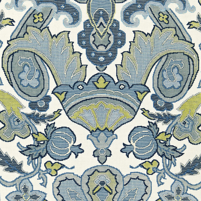 Schumacher Fabric Mataura Linen Print Aegean 175080 CLASSIC PRINTS S12 See Sample FRANCE MEDIUM DUTY </p><p>Repeat: Horizontal: 26 3/4" (68CM) and Vertical: 35 7/8" (91CM) 53 1/2" WIDE (136CM) - My Fabric Connection -