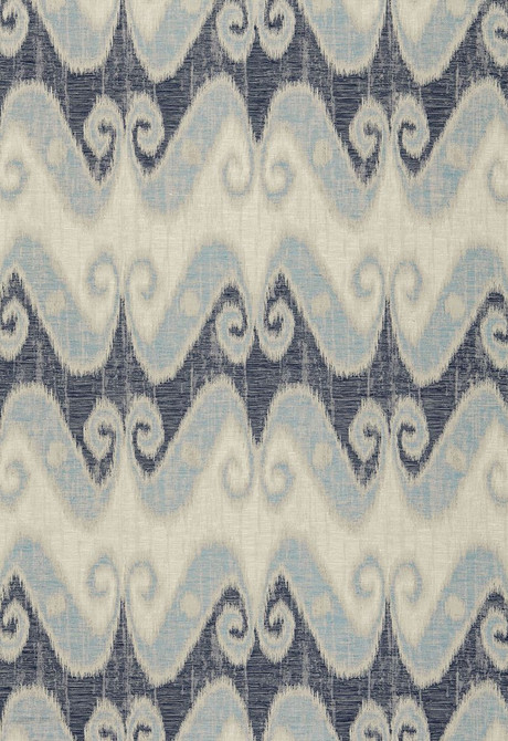 Schumacher Fabric Tali Weave Indigo 66352 Palazzo 66% Linen, 34% Cotton Wyzenbeek 8,000 Horizontal: 14.25 and Vertical: 16.25 57 - My Fabric Connection -