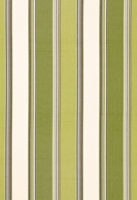 Schumacher Fabric Addison Cotton Stripe Vert 66003 Sea-Island-Stripes 100% Cotton Martindale 17,000 Horizontal: 13.25 and Vertical: - 53 - My Fabric Connection -