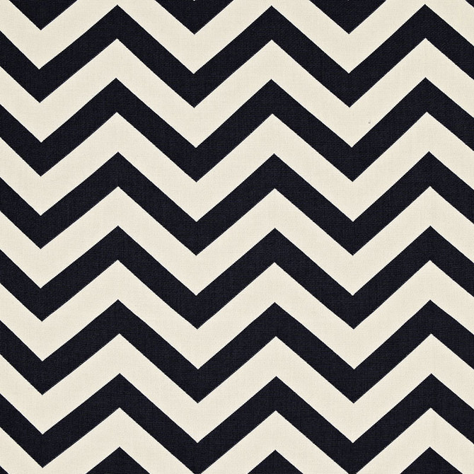 Schumacher Fabric Antibes Chevron Jet 65923 COTE D'AZUR See Sample MEXICO MEDIUM DUTY </p><p>Repeat: Horizontal: 9" (23CM) and Vertical: 4 1/2" (11CM) 54" WIDE (137CM) - My Fabric Connection -