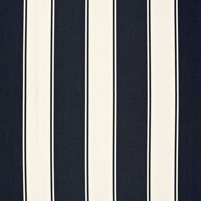 Schumacher Fabric Cannes Awning Stripe Denim 65892 COTE D'AZUR SOLUTION DYED ACRYLIC 100% MEXICO WYZENBEEK 24,000 </p><p>Repeat: Horizontal: 9" (23CM) and Vertical: 54 - My Fabric Connection -