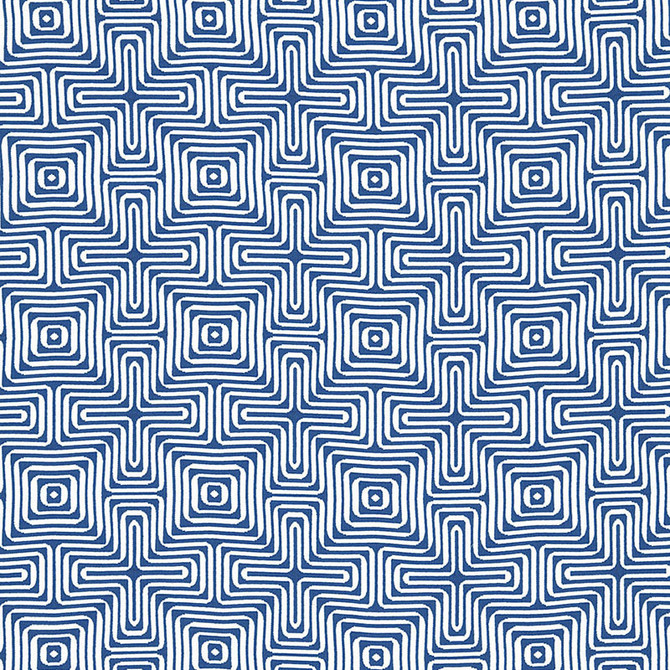 Schumacher Fabric Amazing Maze Ocean 65320 INDOOR OUTDOOR PRINTS SUNBRELLA ACRYLIC 100% UNITED STATES OF AMERICA WYZENBEEK 12,000 </p><p>Repeat: Horizontal: 6 3/8" (16CM) and Vertical: 6 3/8" (16CM) 51 - My Fabric Connection -
