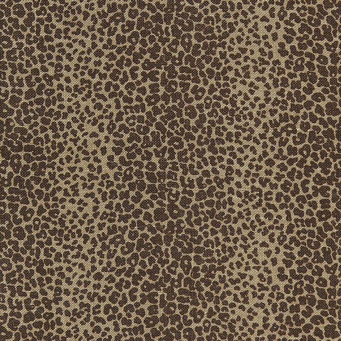 Schumacher Fabric Leopard Linen Print Java 174840 Chroma 9.0" - My Fabric Connection -