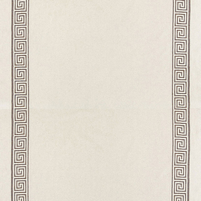 Schumacher Fabric Greek Key Embroidery Ii Truffle 65250 AU NATUREL COTTON 70% LINEN 24% BELGIUM MARTINDALE 20,000 </p><p>Repeat: Horizontal: and Vertical: 4 1/8" (10CM) 58 - My Fabric Connection -