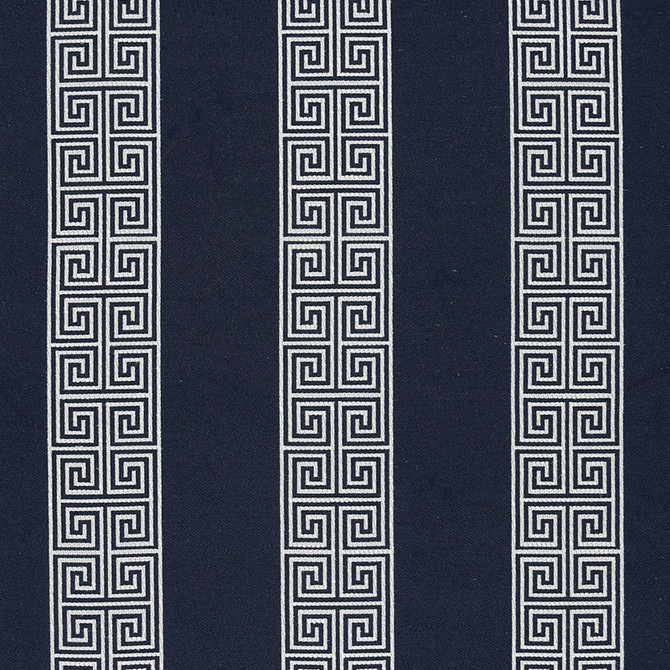 Schumacher Fabric Maiandros Weave Indigo 64603 CHROMA VISCOSE 50% LINEN FLAX 25% ITALY MARTINDALE 28,000 </p><p>Repeat: Horizontal: 6 7/8" (17CM) and Vertical: 3 1/8" (8CM) 55 - My Fabric Connection -