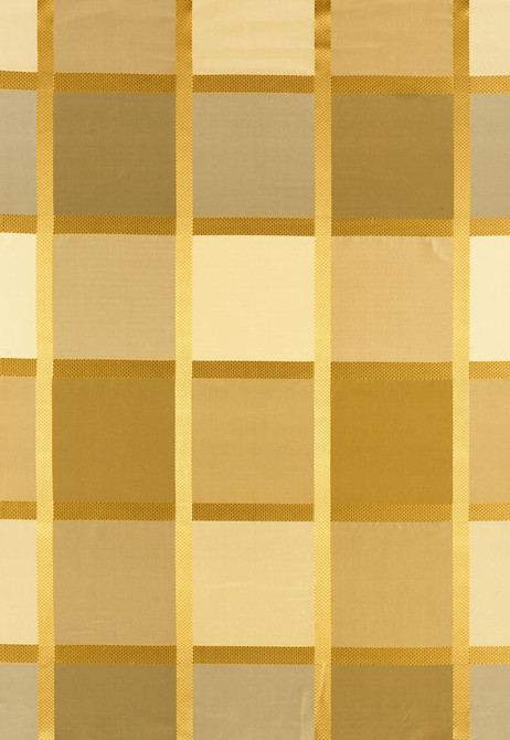 Schumacher Fabric Navsari Silk Plaid Creme Caramel 62851 COLLECTION-NAME-TBA-62850 100% Silk Martindale 3,000 Horizontal: 27 and Vertical: 30 54 - My Fabric Connection -