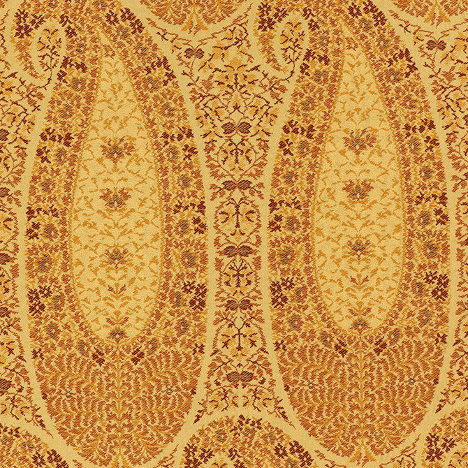 Schumacher Fabric Cachemire Fiorentino Spice 55624 VILLA See Sample ITALY . </p><p>Repeat: Horizontal: 3 1/4" (8CM) and Vertical: 24 1/2" (62CM) 52 1/2" WIDE (133CM) - My Fabric Connection -