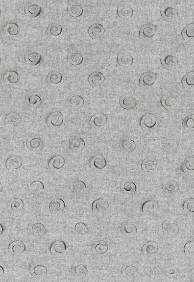 Schumacher Fabric Curlicue Grey 55361 COLLECTION-NAME-TBA-55360 100% Wool - Horizontal: 2.75 and Vertical: 2.75 57.625 - My Fabric Connection -