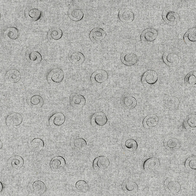 Schumacher Fabric Curlicue Grey 55361 PALAZZO WOOL 100% ITALY </p><p>Repeat: Horizontal: 2 3/4" (7CM) and Vertical: 2 3/4" (7CM) 57.625 - My Fabric Connection -