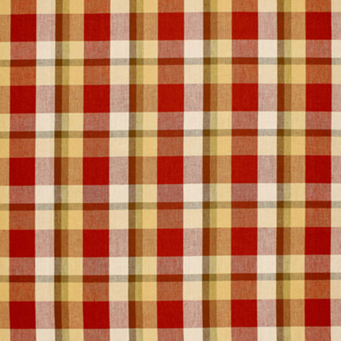 Schumacher Fabric Augusta Linen Plaid Orchard 3484000 CHROMA See Sample ITALY HEAVY DUTY </p><p>Repeat: Horizontal: 7" (18CM) and Vertical: 6 7/8" (17CM) 54" WIDE (137CM) - My Fabric Connection -