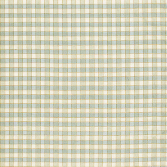 Schumacher Fabric Ingrid Silk Check Seaspray 3453003 CHROMA See Sample INDIA LIGHT DUTY </p><p>Repeat: Horizontal: 1" (3CM) and Vertical: 1" (3CM) 54" WIDE (137CM) - My Fabric Connection -
