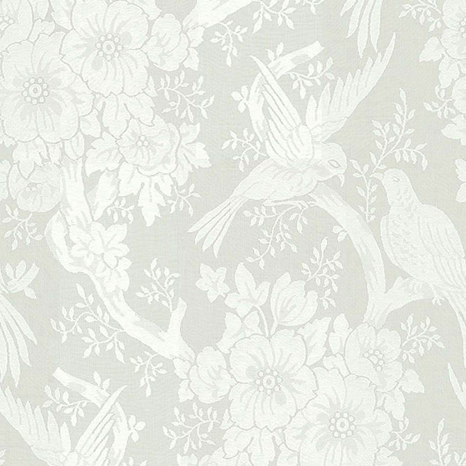 Schumacher Fabric Jacquard Madras Ii Ivory 32545 GREEFF FABRIC See Sample UNITED KINGDOM TO BE DETERMINED </p><p>Repeat: Horizontal: 22 5/8" (57CM) and Vertical: 33 7/8" (86CM) 48" WIDE (122CM) - My Fabric Connection -