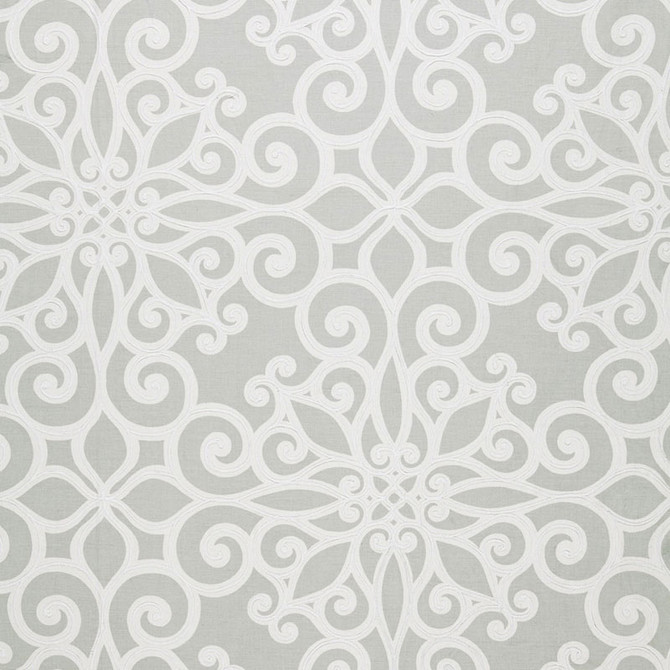 Schumacher Fabric Rosegate Embroidered Print Pumice 174562 CLASSIC PRINTS See Sample INDIA LIGHT DUTY </p><p>Repeat: Horizontal: 27" (69CM) and Vertical: 26" (66CM) 54" WIDE (137CM) - My Fabric Connection -