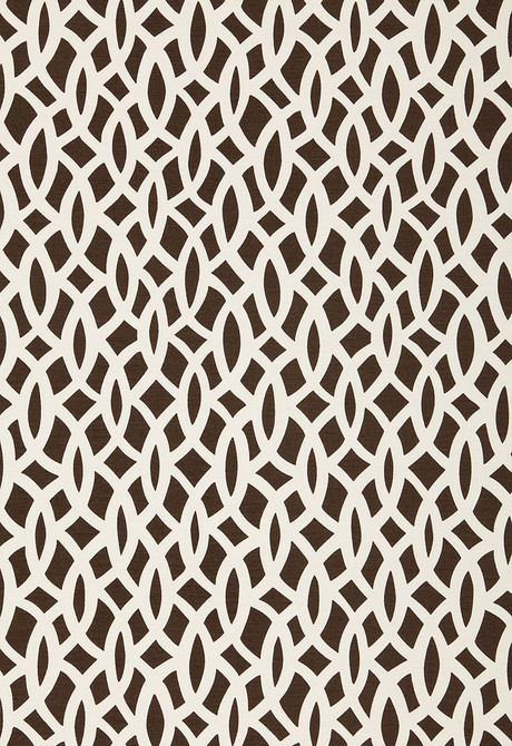 Schumacher Fabric Chain Link Java 174494 Tessera 100% Cotton - Horizontal: 6.75 and Vertical: 18 54 - My Fabric Connection -