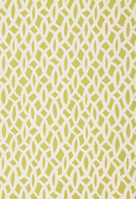 Schumacher Fabric Chain Link Chartreuse 174491 Tessera 100% Cotton - Horizontal: 6.75 and Vertical: 18 54 - My Fabric Connection -