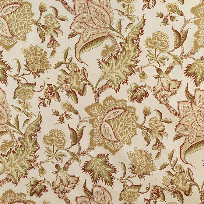 Schumacher Fabric Ceylon Floral Vine Antique 174341 CLASSIC PRINTS LINEN 100% UNITED KINGDOM </p><p>Repeat: Horizontal: 18" (46CM) and Vertical: 36" (91CM) 54 - My Fabric Connection -