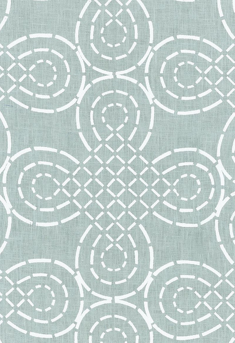 Schumacher Fabric Trellis Knot Cirrus 174220 Modern-Prints 100% Linen - Horizontal: 13.375 and Vertical: 10.5 54 - My Fabric Connection -