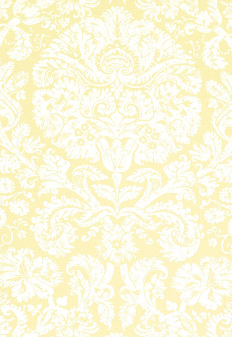 Schumacher Fabric Barresa Damask Maize 174130 Classic-Prints 55% Linen, 45% Cotton - Horizontal: 27 and Vertical: 36 54 - My Fabric Connection -