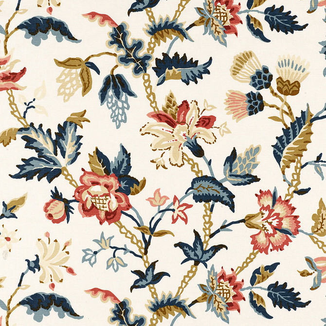 Schumacher Fabric Alana Floral Vine Document 173690 CLASSIC PRINTS See Sample UNITED KINGDOM . </p><p>Repeat: Horizontal: 27" (69CM) and Vertical: 20" (51CM) 54" WIDE (137CM) - My Fabric Connection -
