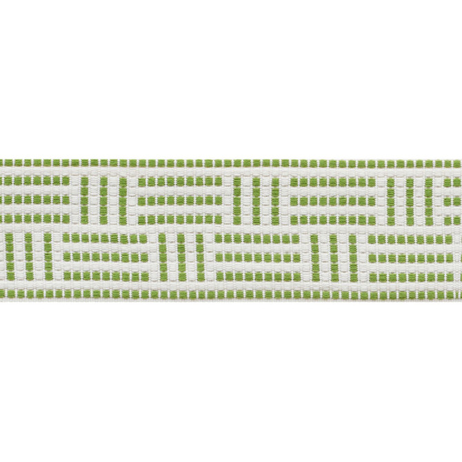 Schumacher Trim Brickell Tape Leaf 75961 INDOOR/OUTDOOR PRINTS & WOVENS III See Sample UNITED KINGDOM - </p><p>Repeat: Horizontal: 2 1/2" (6CM) and Vertical: - 2 1/2" (6CM) - My Fabric Connection -