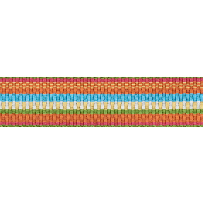 Schumacher Trim Primavera Tape Narrow Marigold 75982 INDOOR/OUTDOOR PRINTS & WOVENS III See Sample UNITED KINGDOM - </p><p>Repeat: Horizontal: 1/8" (0CM) and Vertical: - 1 1/4" (3CM) - My Fabric Connection -