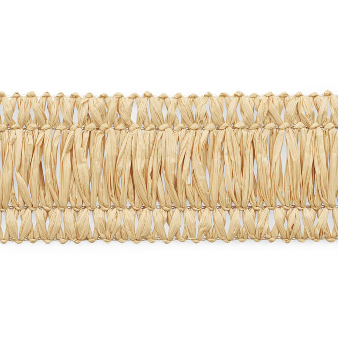 Schumacher Trim Effie Tape Natural 76480 FREE SPIRIT See Sample INDIA - </p><p>Repeat: Horizontal: 1/4" (1CM) and Vertical: - 2 7/8" (7CM) - My Fabric Connection -