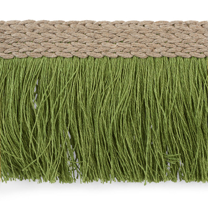 Schumacher Fabric Braided Linen Fringe Leaf 76261 Free-Spirit 100% Linen - Horizontal: 1/2- and Vertical: - 5 - My Fabric Connection -