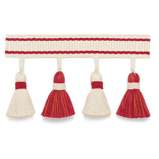 Schumacher Trim Merida Tassel Fringe Coral 63082 PLEIN AIR TRIMMINGS See Sample CHINA . </p><p>Repeat: Horizontal: - and Vertical: - 3" WIDE (8CM) - My Fabric Connection -
