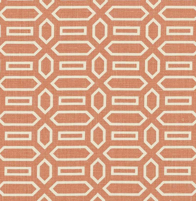 Schumacher Fabric Pavillion Burnt Orange 176146 VEERE GRENNEY LINEN 100% UNITED KINGDOM MARTINDALE 25,000 </p><p>Repeat: Horizontal: 2 1/2" (6CM) and Vertical: 1 5/8" (4CM) 52 - My Fabric Connection -