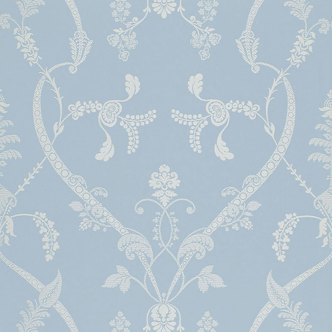 Schumacher Fabric Parc Monceau Ciel 68620 TIMOTHY CORRIGAN See Sample INDIA MEDIUM DUTY </p><p>Repeat: Horizontal: 27 3/4" (70CM) and Vertical: 27 7/8" (71CM) 55 1/2" WIDE (141CM) - My Fabric Connection -