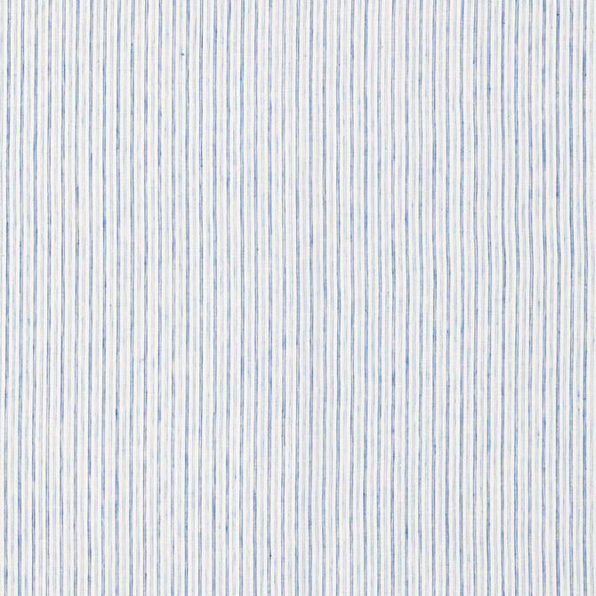 Schumacher Fabric Mackay Linen Stripe Sky 65993 ESSENTIALS: SHEERS & CASEMENTS I LINEN 98% COTTON 2% INDIA </p><p>Repeat: Horizontal: 5/8" (2CM) and Vertical: 54 - My Fabric Connection -