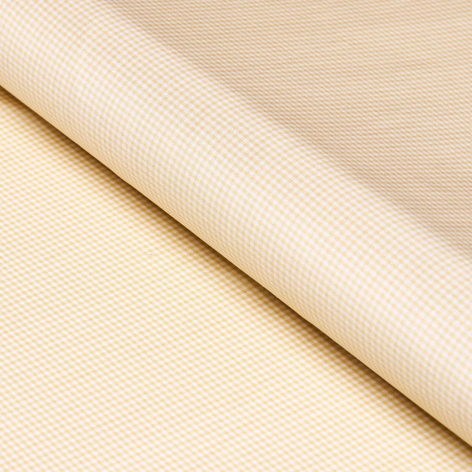 Schumacher Fabric Dalton Silk Gingham Straw 3449001 Chroma - My Fabric Connection -