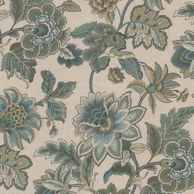 Stout Fabric Clubhouse 2 Peacock Fabric 55%Lin 45%Cot Spain Flame Retardant-U.F.A.C. Class 1 Catb 117-2013 Wyzenbeek 50 000 Double Rub Wear Test (Heavy Duty) </p><p>Repeat: H: 13.5, V: 10.75 54 in - My Fabric Connection -