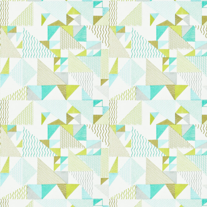 Stout Fabric Jabiru 2 Opal RAINBOW LIBRARY MINERAL/SEAMIST 100%COT %REMB INDIA </p><p>Repeat: 15.375 51 in - My Fabric Connection -