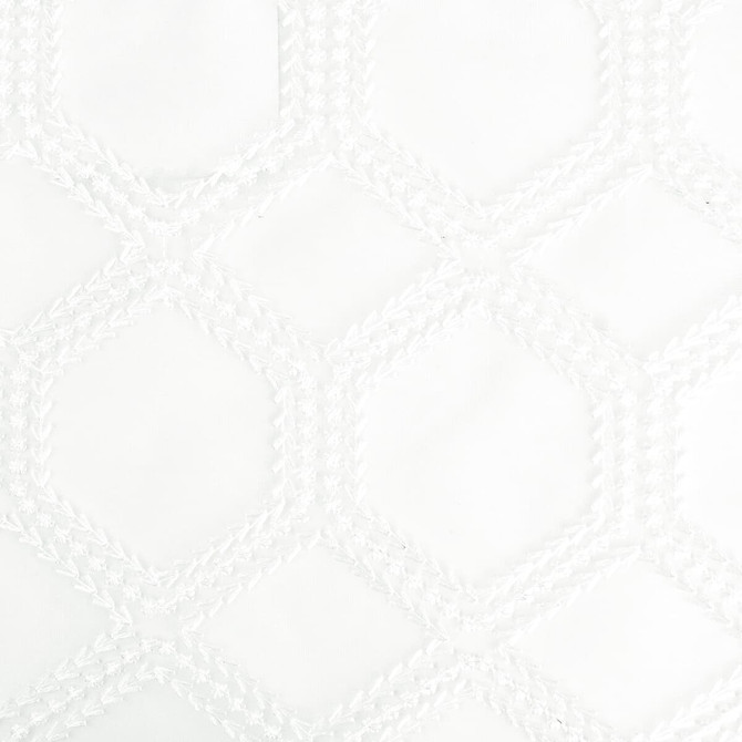 Stout Fabric Tailspin 1 Bone Color My Window Frost/Alabaster 100% Polyester Polyester Embroidery INDIA FLAME RETARDANT-CA BULLETIN 117-SECTION E FLAME RETARDANT-U.F.A.C. CLASS 1 (OR A) Horizontal: 2.625 and Vertical: 3.25 52 in - My Fabric Connection -