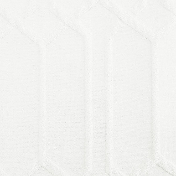 Stout Fabric Barrister 2 Eggshell COLOR MY WINDOW EGGSHELL/PEARL 100%POL INDIA Horizontal: 4.5 and Vertical: 5.75 55 in - My Fabric Connection -