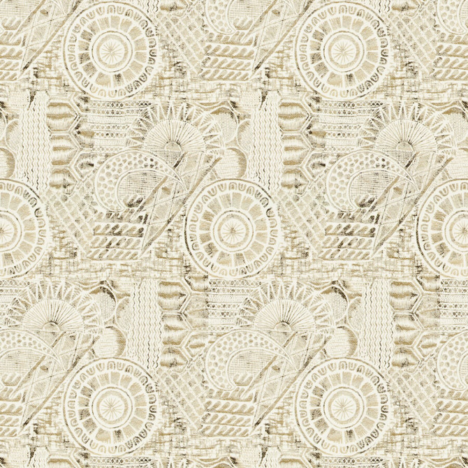 Stout Fabric Herschel 3 Mushroom COMFORTABLE LIVING FAWN/SHELL 100%POL INDIA Horizontal: 13.5 and Vertical: 20.75 54 in - My Fabric Connection -