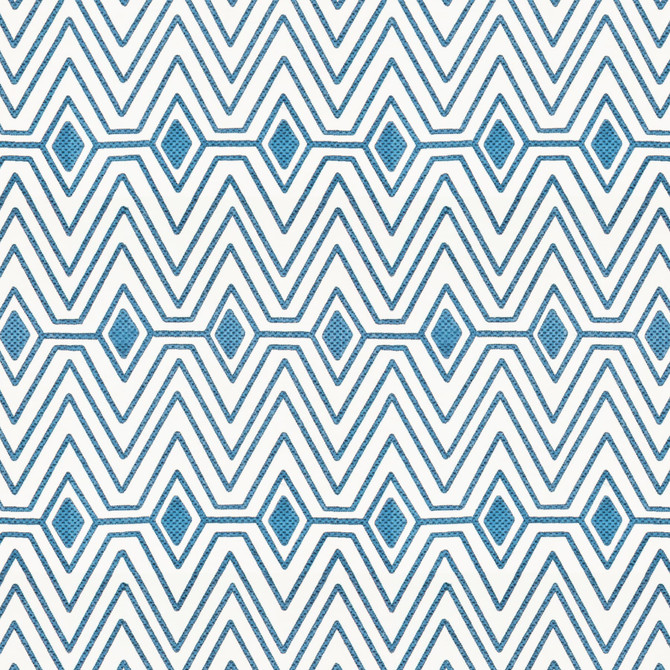 Stout Fabric Facia 1 Denim RAINBOW LIBRARY LAKE/INDIGO 100%COT %REMB INDIA </p><p>Repeat: 14.875 51 in - My Fabric Connection -