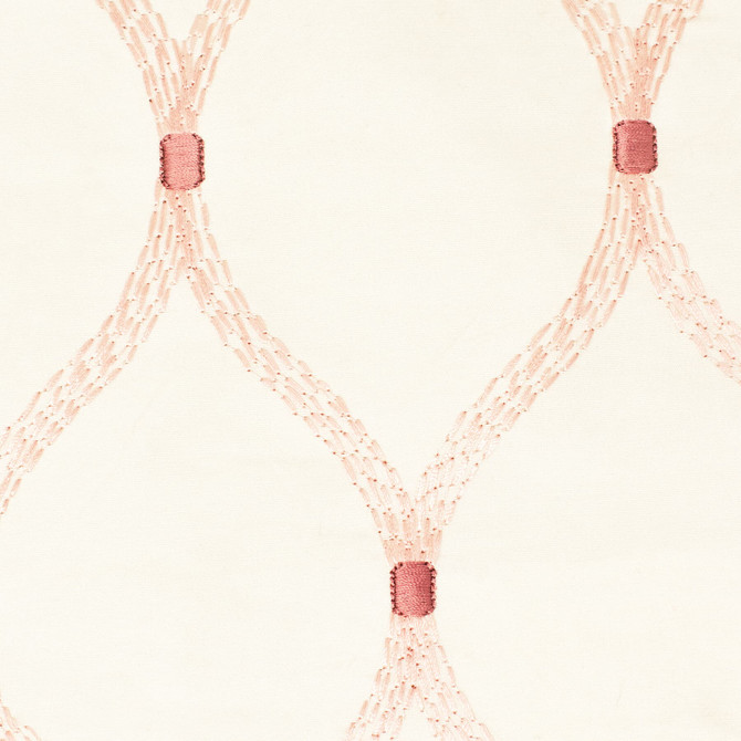 Stout Fabric Fathom 1 Blush Rainbow Library Blush/Sorbet 80% Spun Viscose 20% Polyester Rayon Embroidery INDIA Horizontal: 3.75 and Vertical: 7.5 51 in - My Fabric Connection -