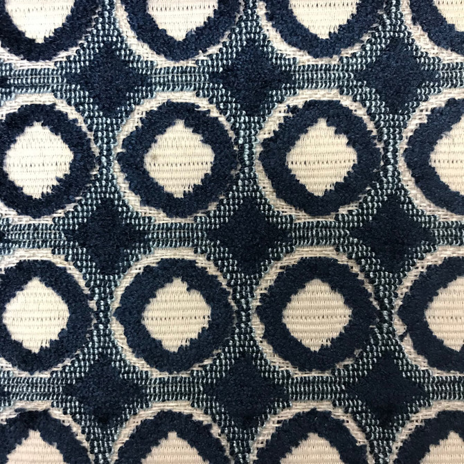 Stout Fabric Exit 1 Navy Right On Trend Cut Velvets 53% Polyester 42% Spun Viscose 5% Cotton INDIA FLAME RETARDANT-U.F.A.C. CLASS 1 (OR A) FLAME RETARDANT-N.F.P.A. 260A CLASS 1 CATB 117-2013 Horizontal: 1.5 and Vertical: 1.5 54 in - My Fabric Connection -