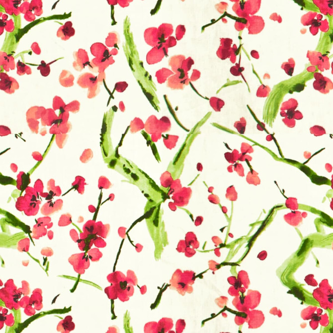 Stout Fabric Ambiance 1 Raspberry Rainbow Library Blosom/Cranberry 100% Linen CHINA FLAME RETARDANT-U.F.A.C. CLASS 1 (OR A) CATB 117-2013 WYZENBEEK 15 000 DOUBLE RUB WEAR TEST (HEAVY DUTY) Horizontal: 27 and Vertical: 25.25 54 in - My Fabric Connection -