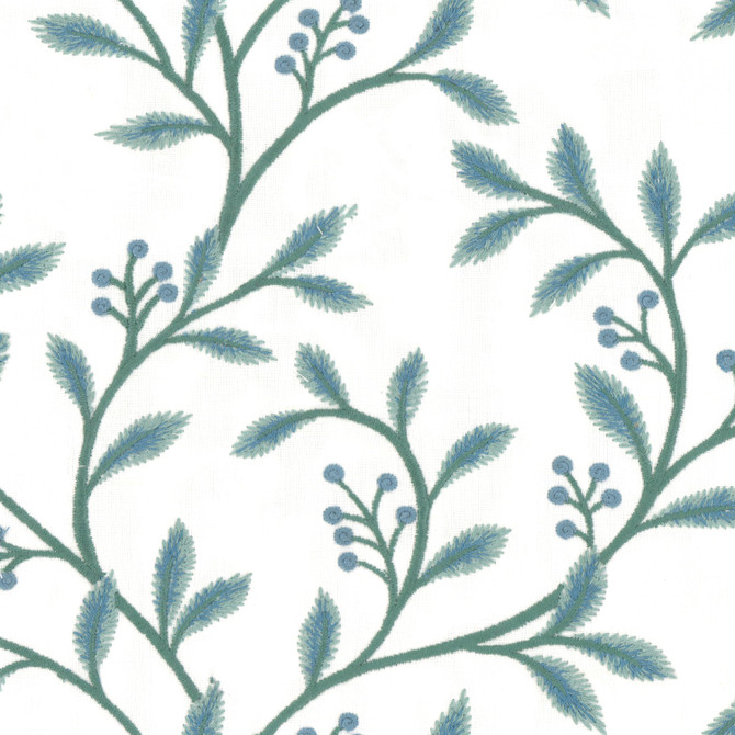 Stout Fabric Bevan 3 Peacock Fabric 60%Lin 40%Cot %Bemb India </p><p>Repeat: H: 25.5, V: 0 51 in - My Fabric Connection -